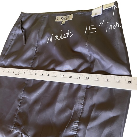 Kasper | Heather Gray Career Business Pencil Skirt 2P - Picture 12 of 17